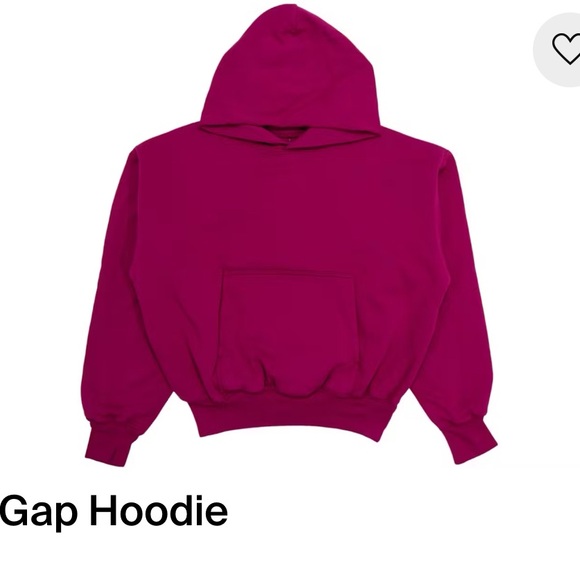 Yeezy Other - Yeezy Gap Magenta Hoodie